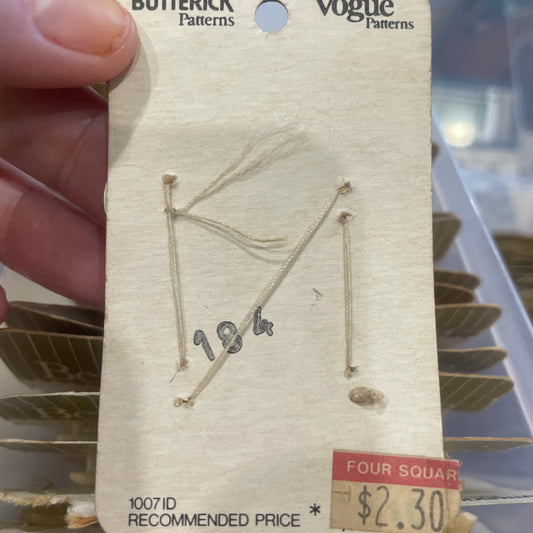 Card with a blurred background