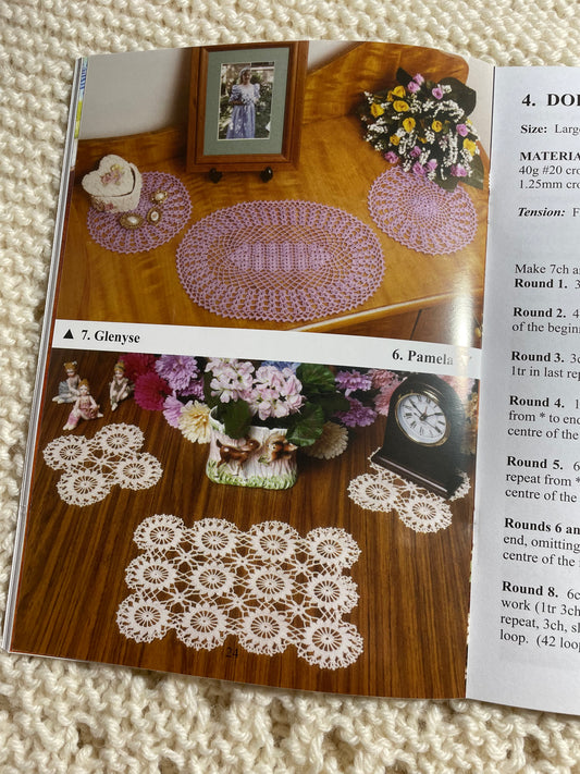 Crocheted Three Piece Sets, Crochet Pattern Book