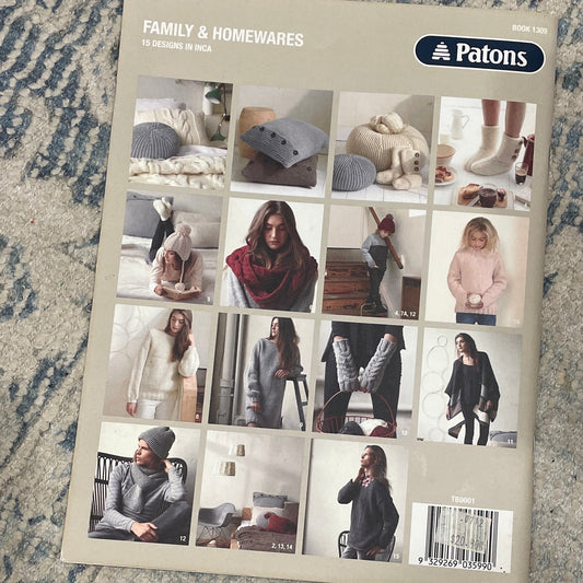 Patons Family & Homewares, Book 1309, by Patons