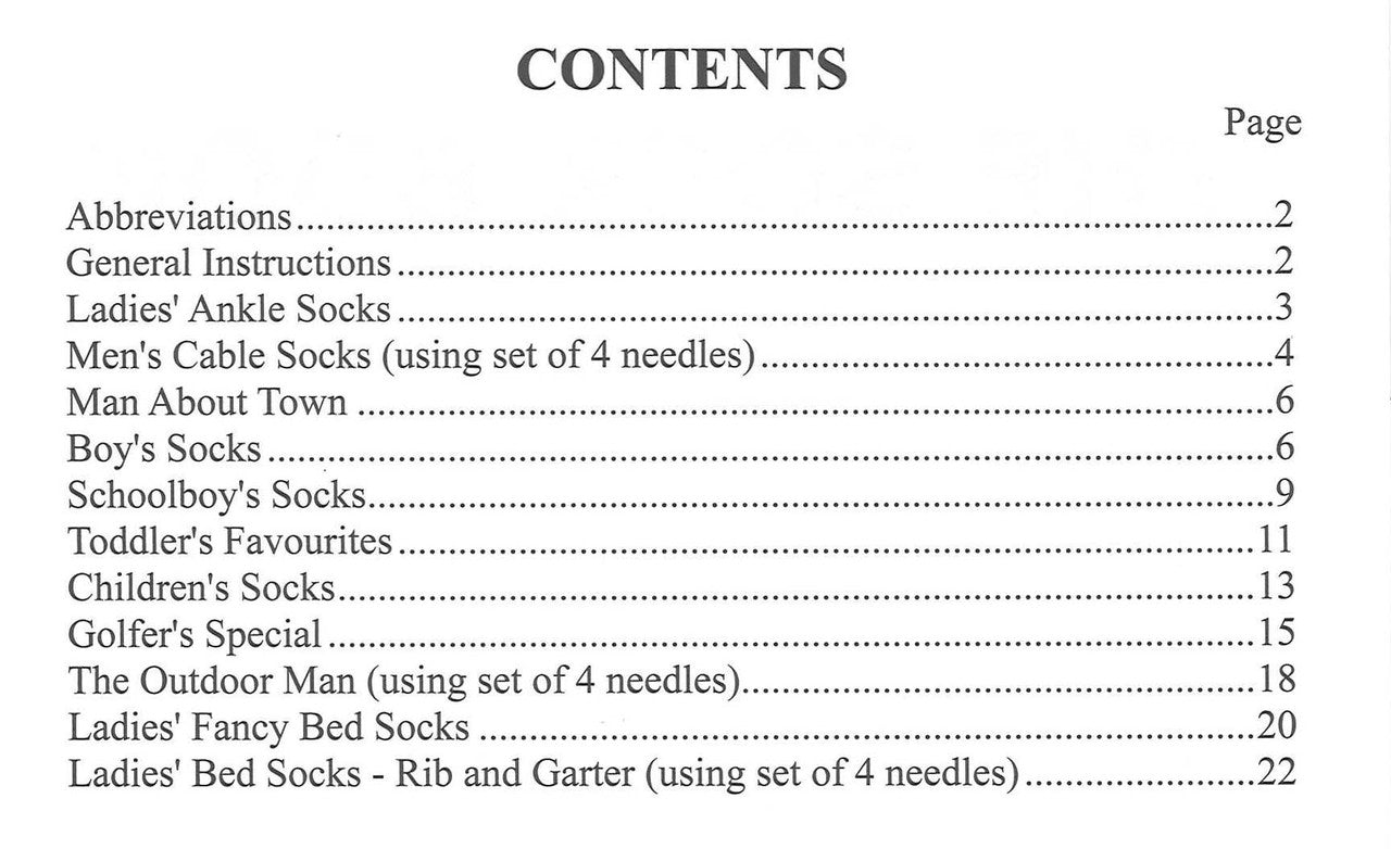 The Sock Book, Knitting Pattern Book