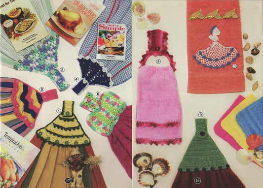 Animal Towel Tops and More, Crochet Pattern Book