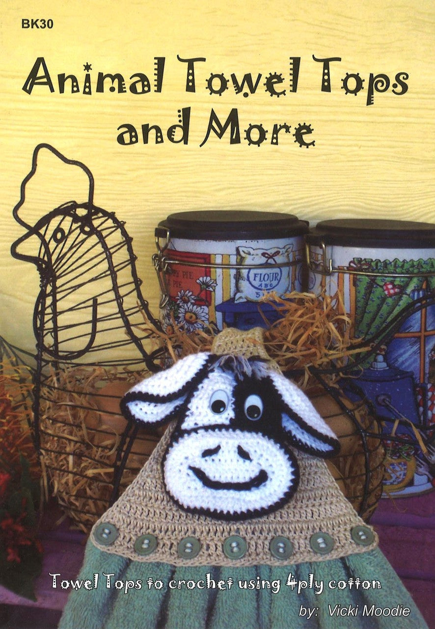 Animal Towel Tops and More, Crochet Pattern Book