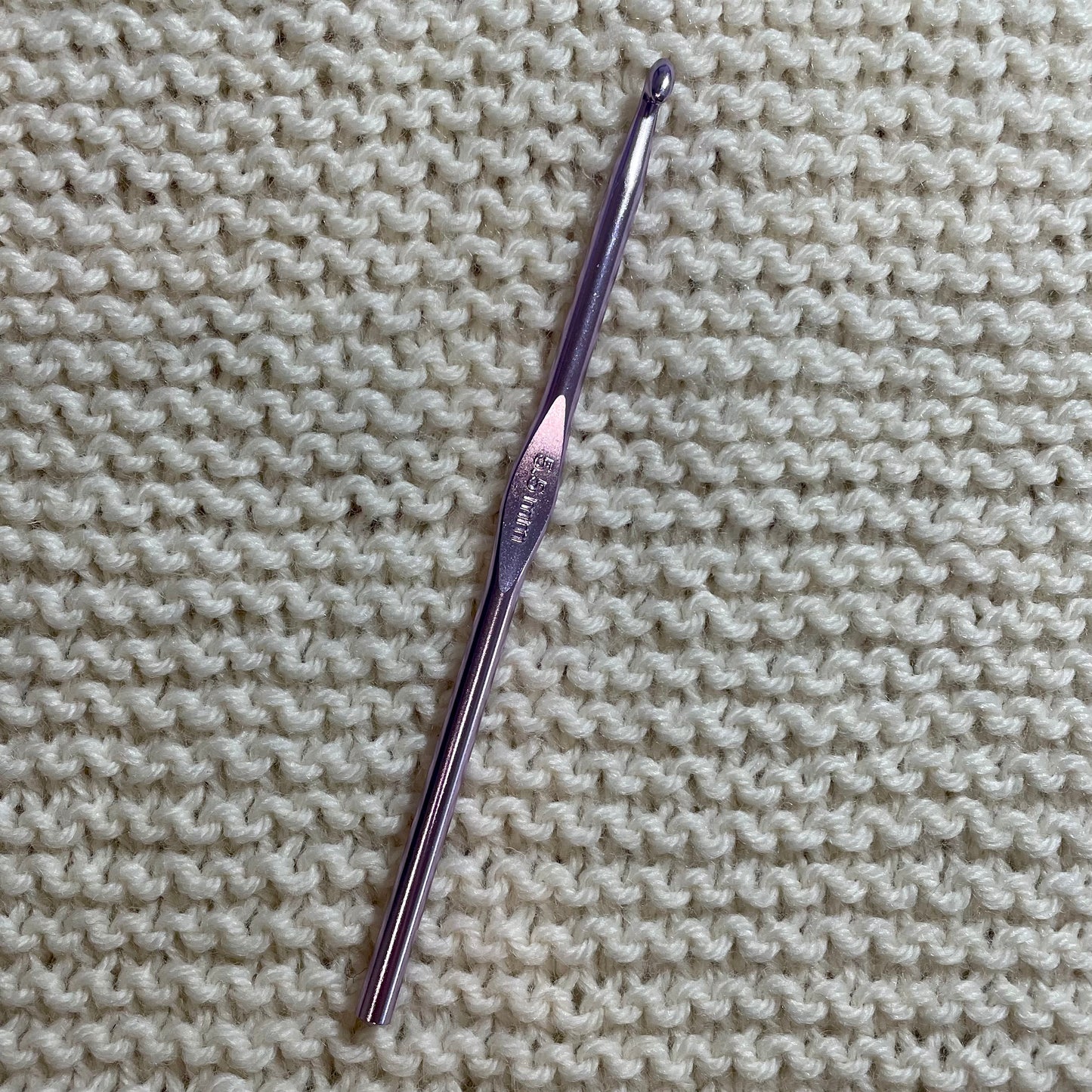 Aluminium Crochet Hook, Lotus