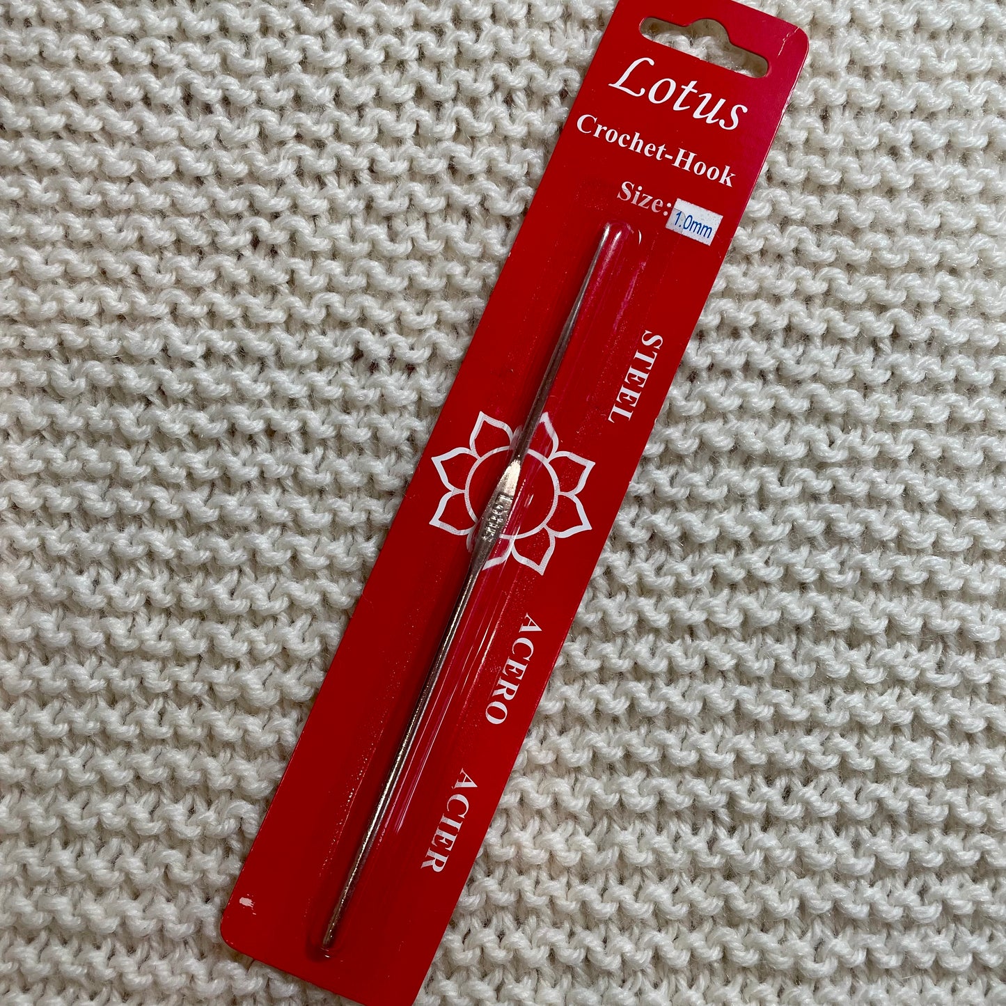 Steel Crochet Hook, Lotus