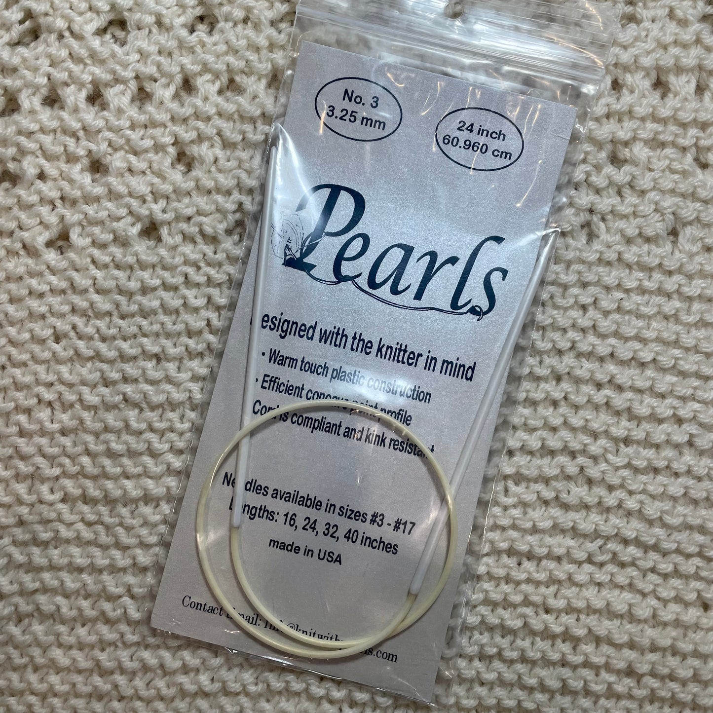 Pearls Circular Needles, 60cm (24")