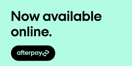 We now offer Afterpay!