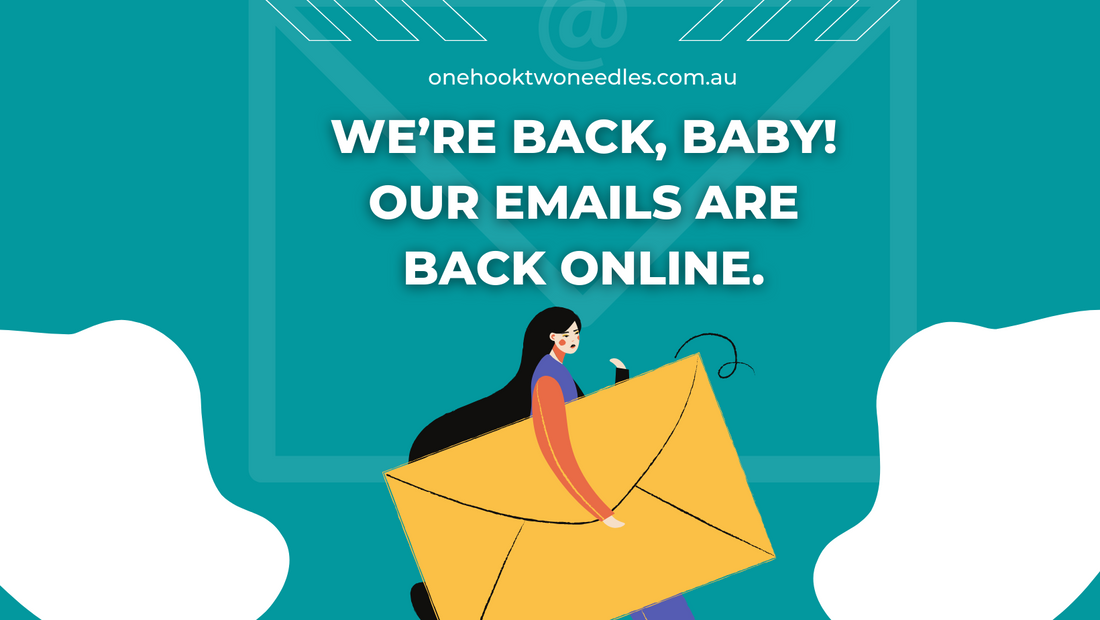 And... we are back online! Emails are all up and running again.