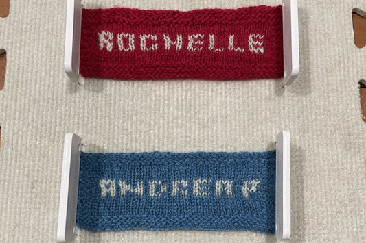 HandKnit Name Badge