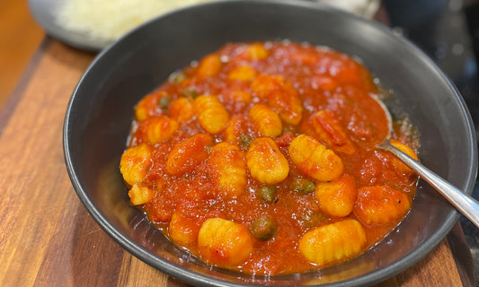 RECIPE:  Pumpkin Gnocchi with Arrabbiata Sauce