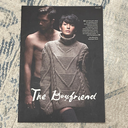  'The Boyfriend' on a textured floor.