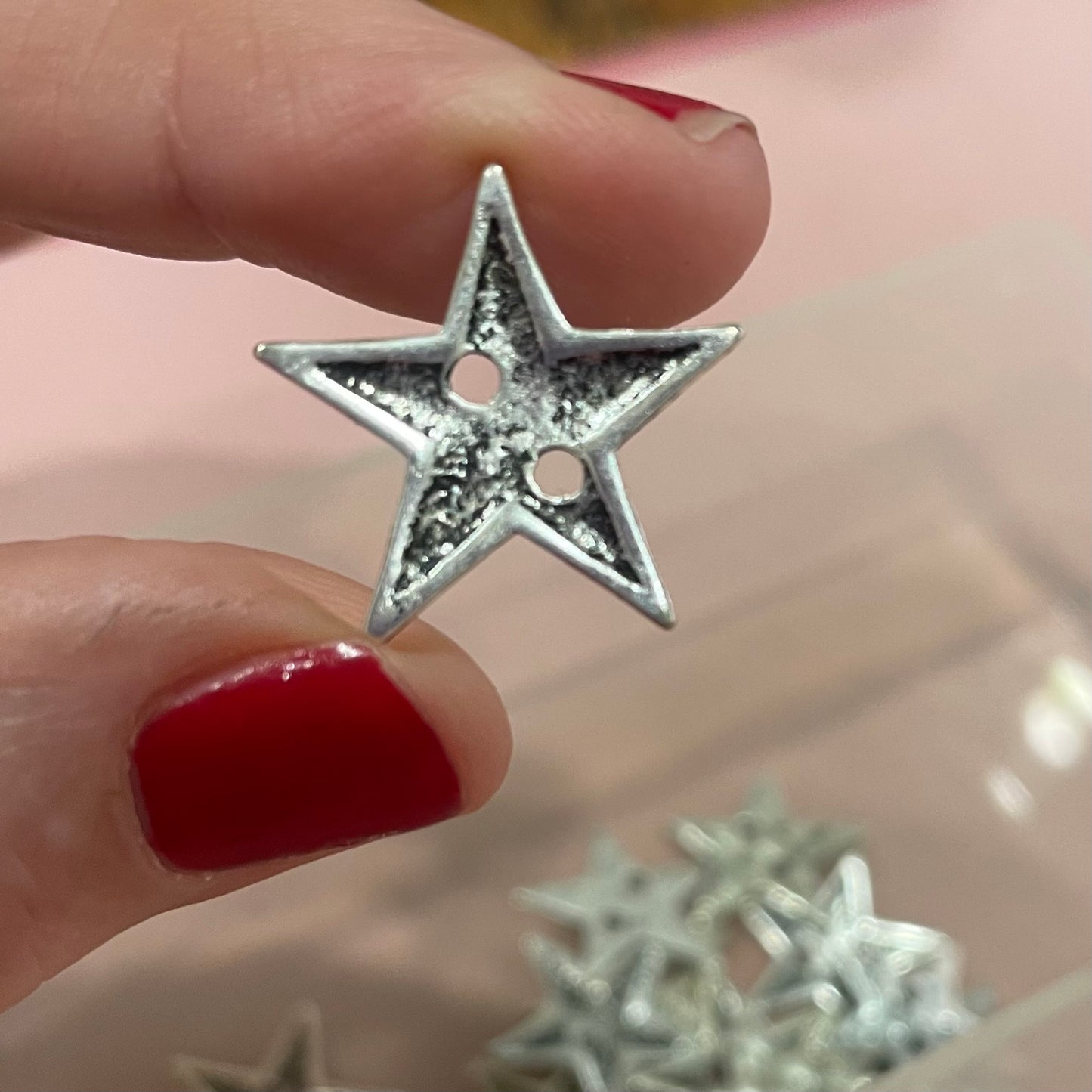 Button, Star Metal, 20mm