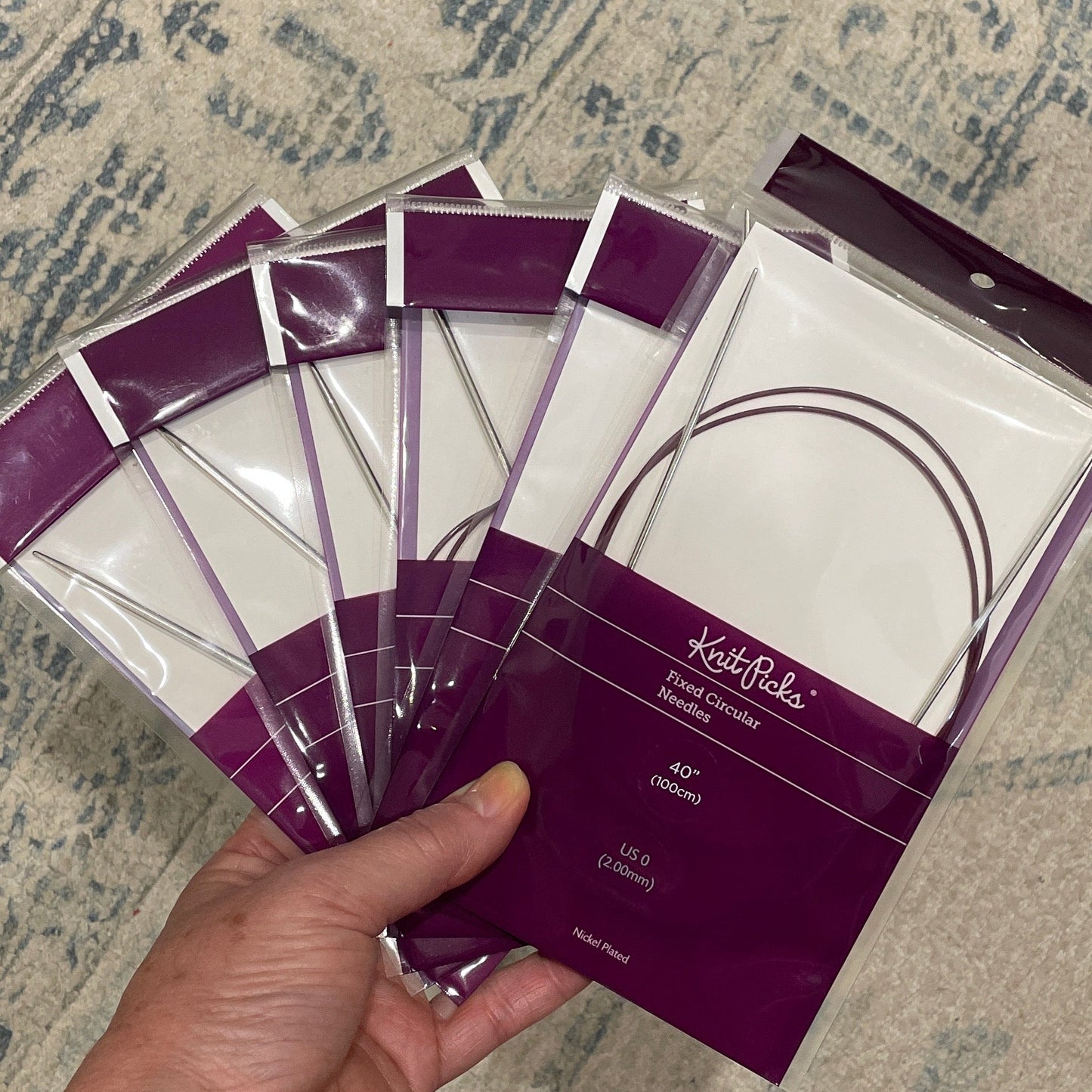 Fixed Circular Needles