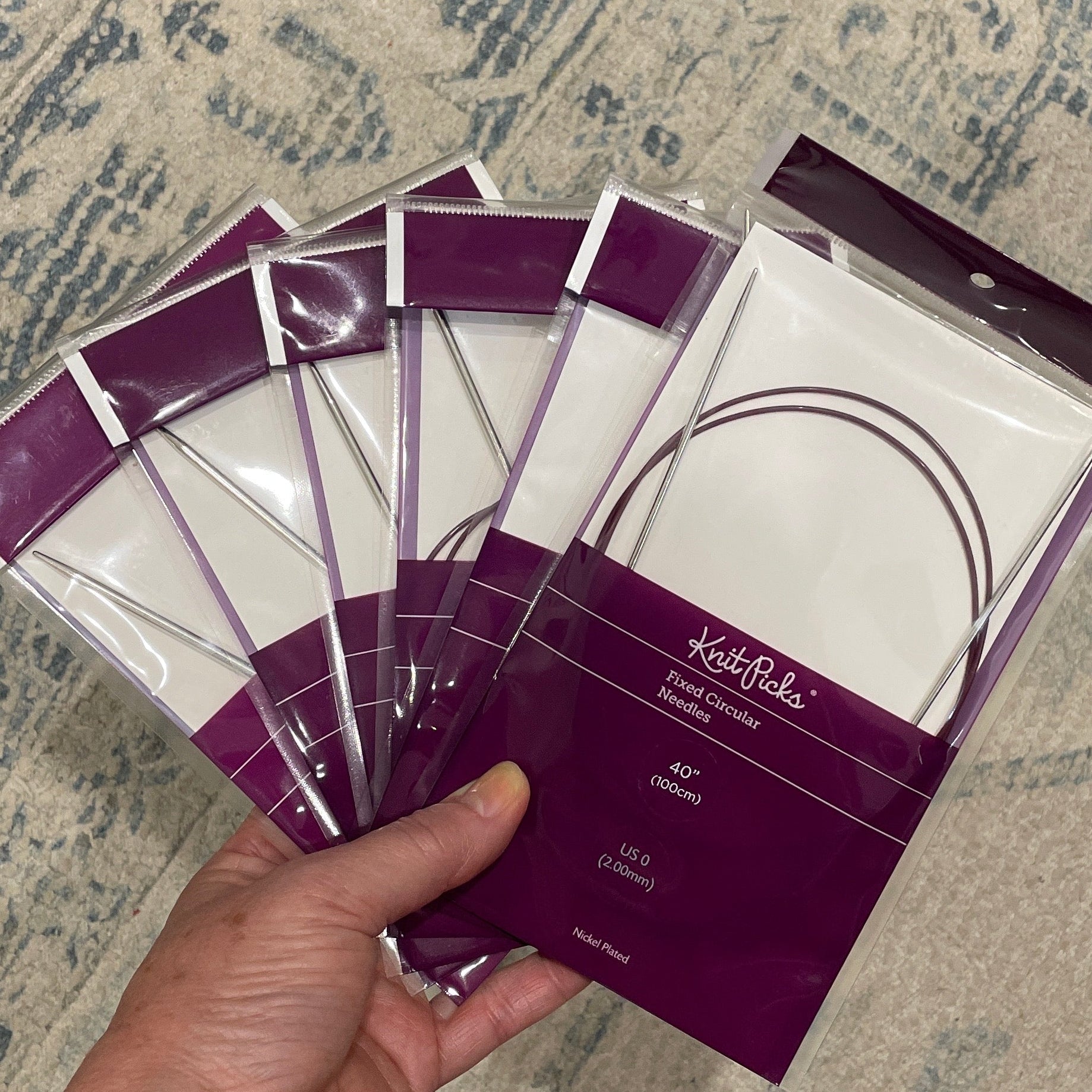 Fixed Circular Needles