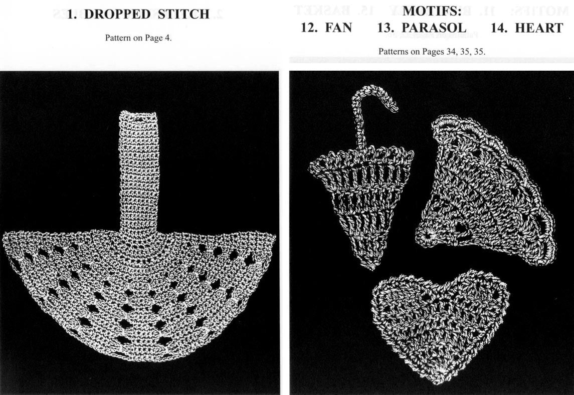 Towel Tops & Motifs, Knit and Crochet Patterns