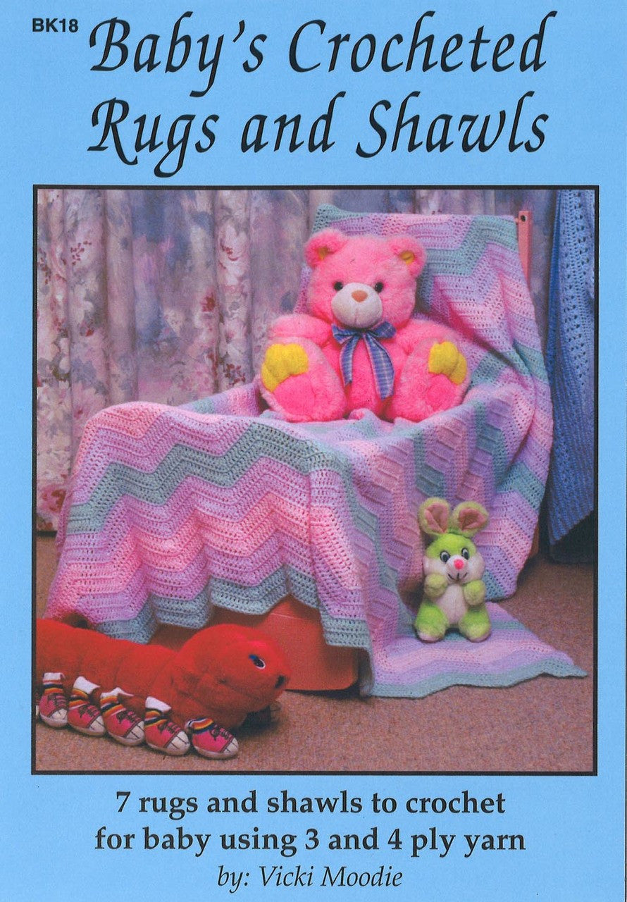 Baby's Crocheted Rugs and Shawls, Crochet Pattern Book