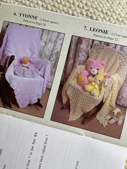 Baby's Knitted Rugs and Shawls, Knitting Pattern Book