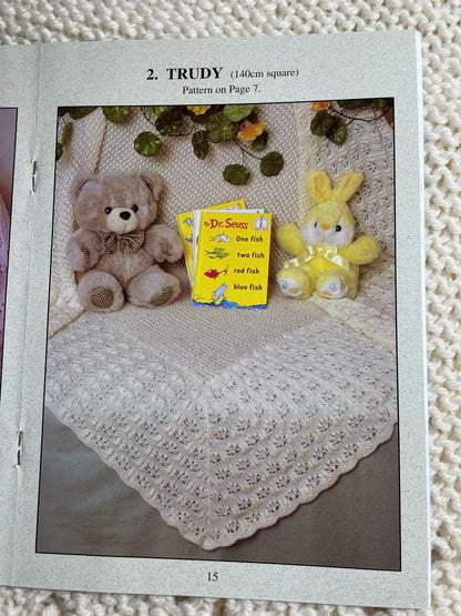 Baby's Knitted Rugs and Shawls, Knitting Pattern Book