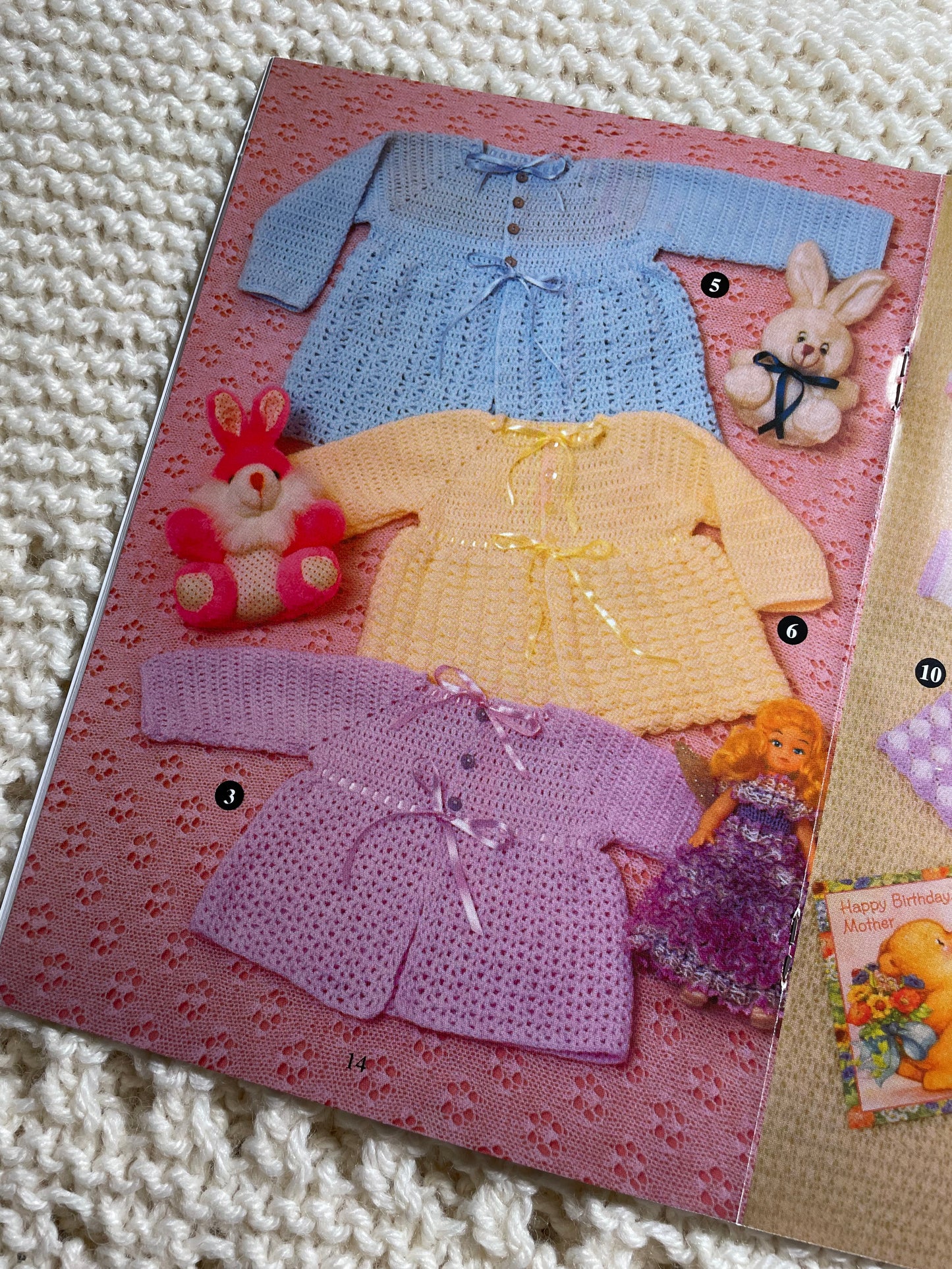 Crochet Matinee Jackets, Crochet Pattern book