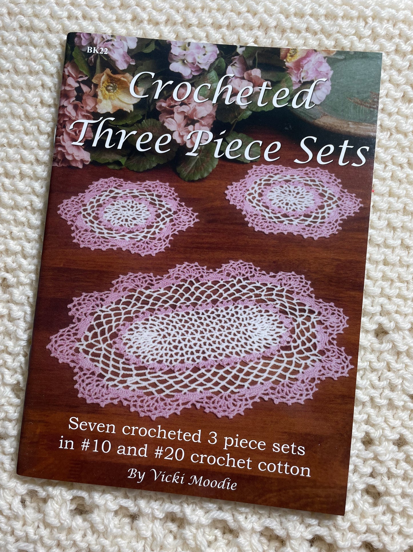 Crocheted Three Piece Sets, Crochet Pattern Book