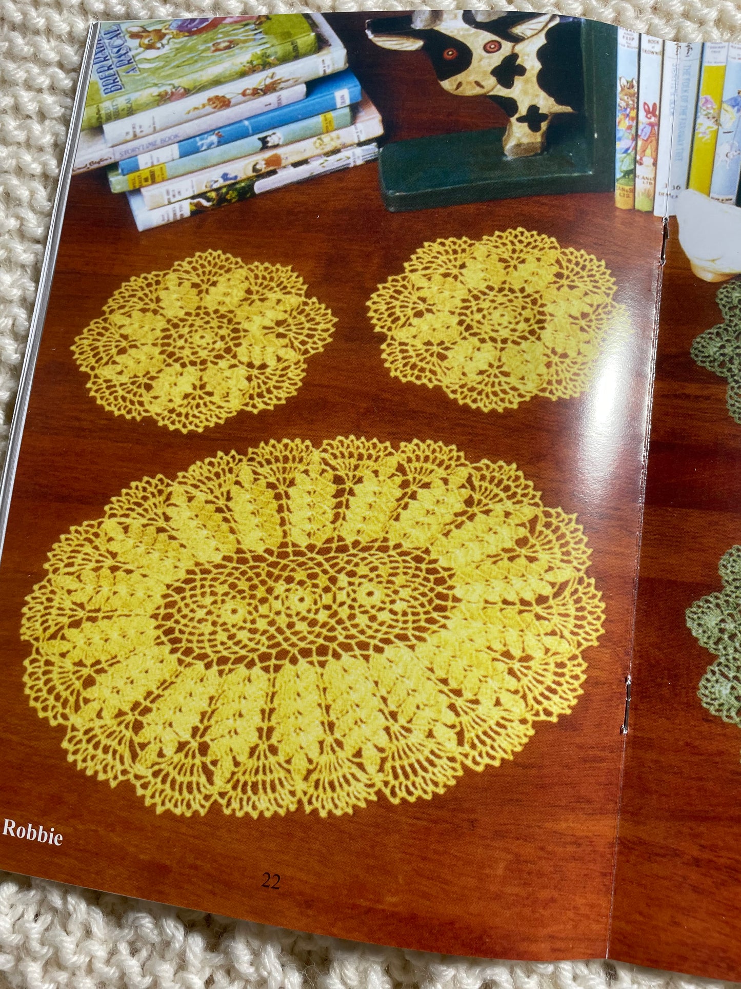 Crocheted Three Piece Sets, Crochet Pattern Book