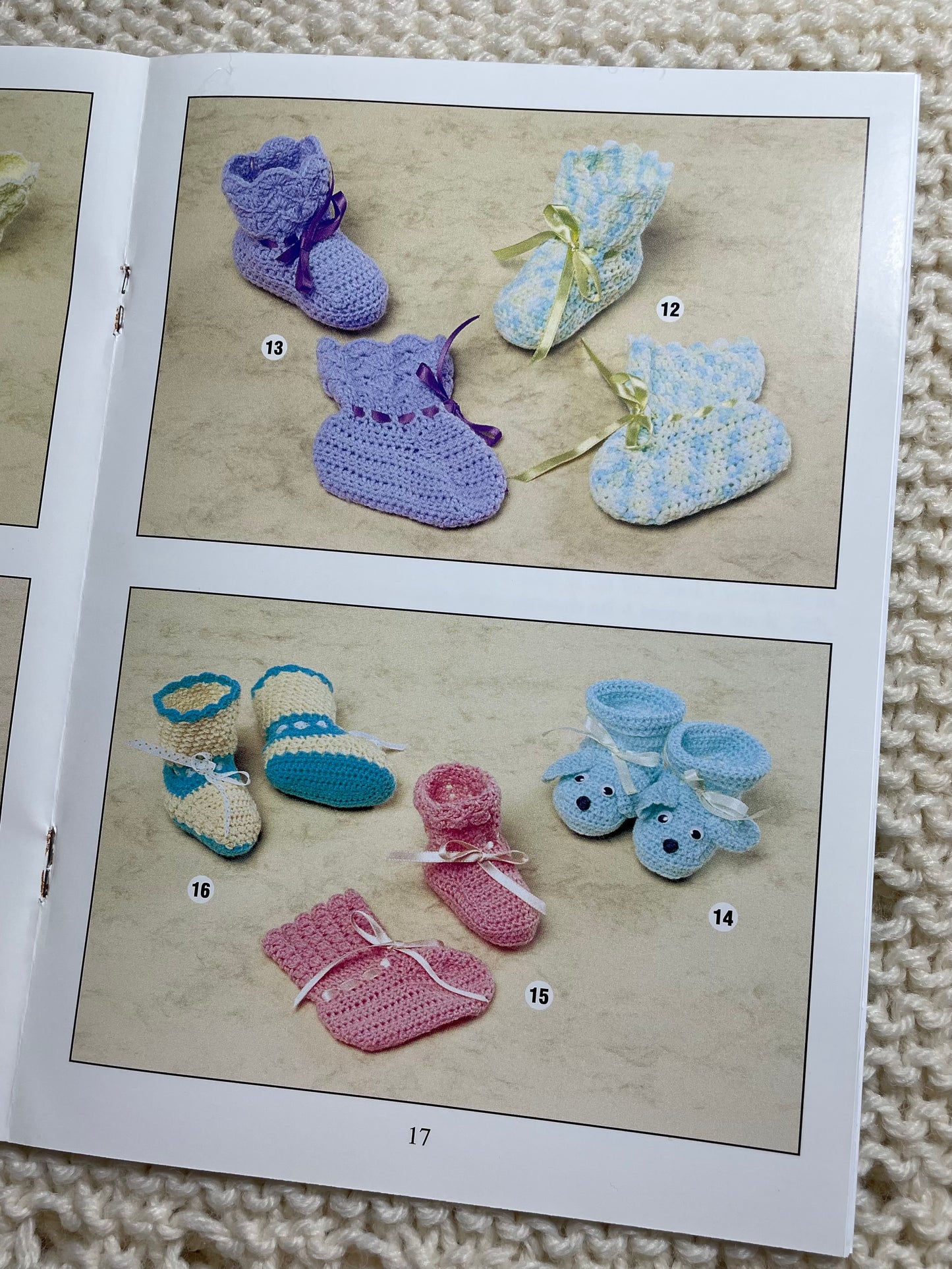 Easy Crochet Booties, Crochet Pattern Book