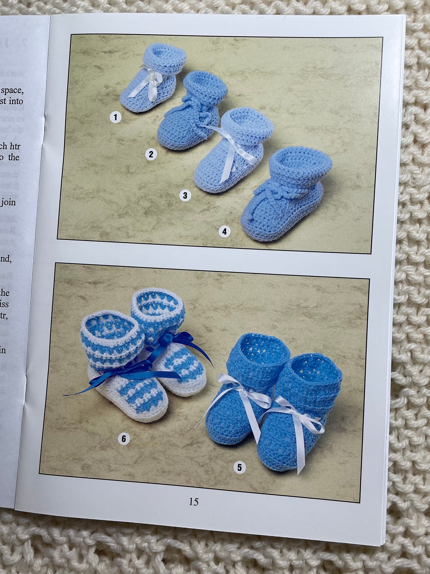 Easy Crochet Booties, Crochet Pattern Book