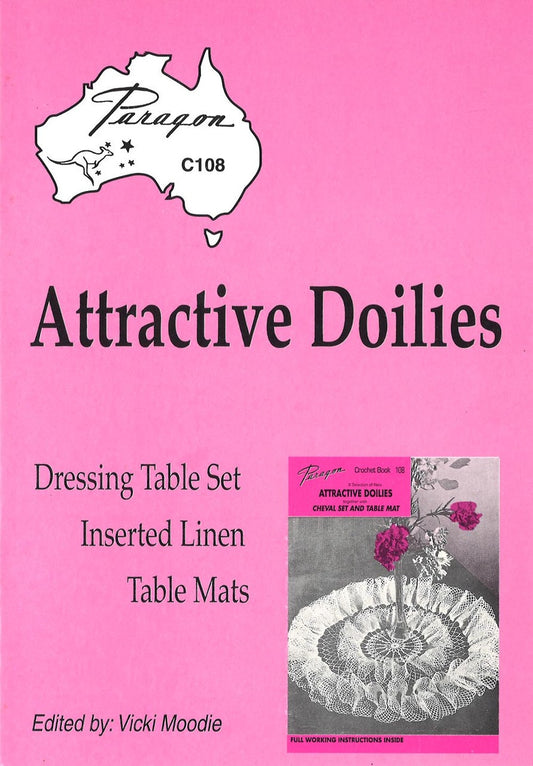 Attractive Doilies, Crochet Pattern Book