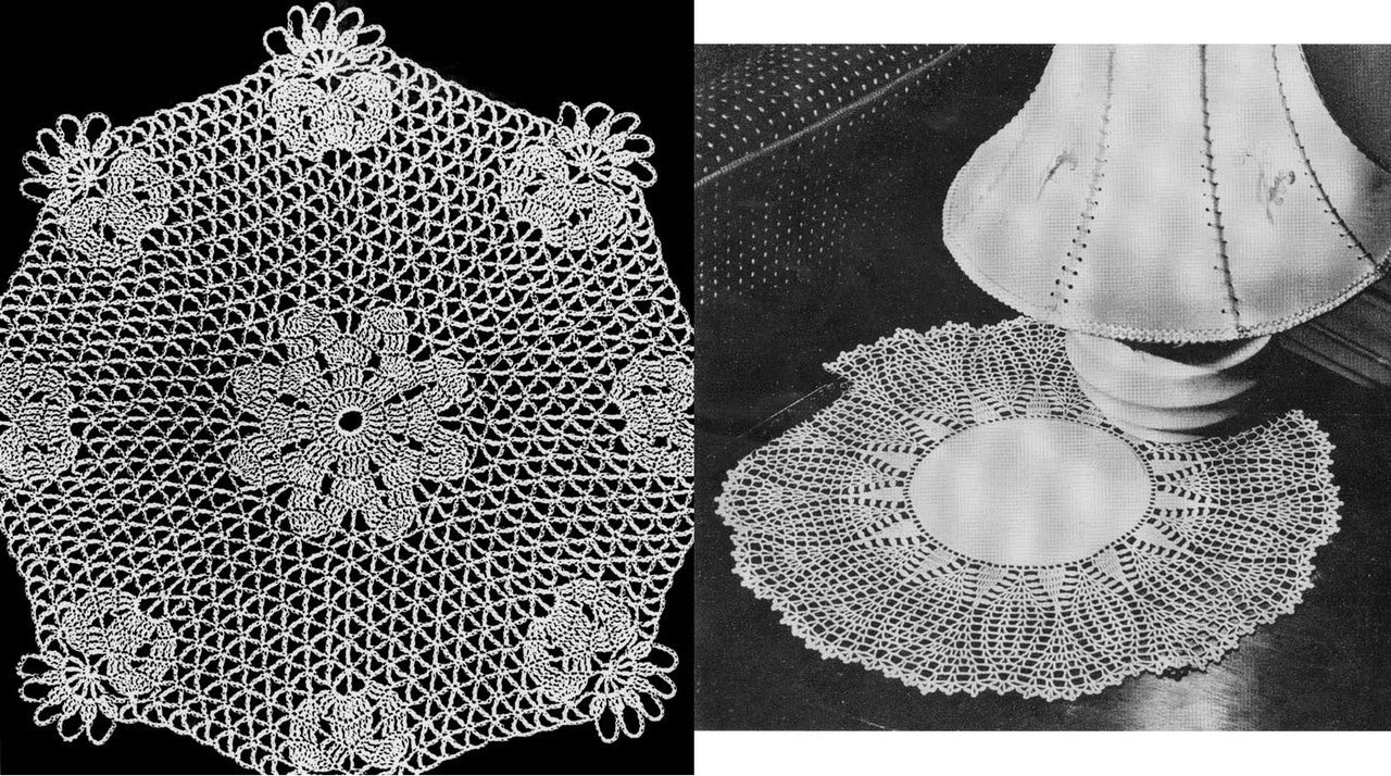 Attractive Doilies, Crochet Pattern Book