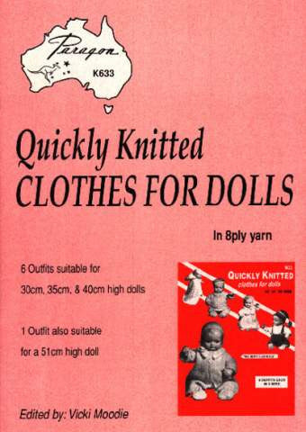 Quickly Knitted Clothes for Dolls, Knitting Pattern Book