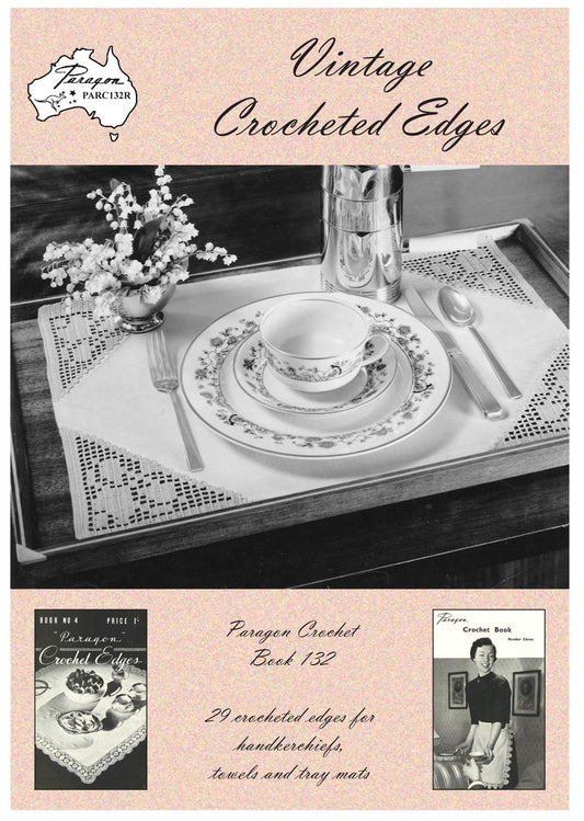 Vintage Crocheted Edges, Crochet Pattern Book