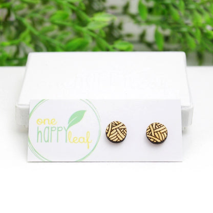 Yarn Ball Stud Earrings