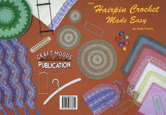 Hairpin Crochet Made Easy, Crochet Pattern Book