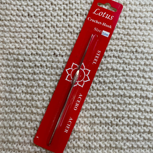 Steel Crochet Hook, Lotus